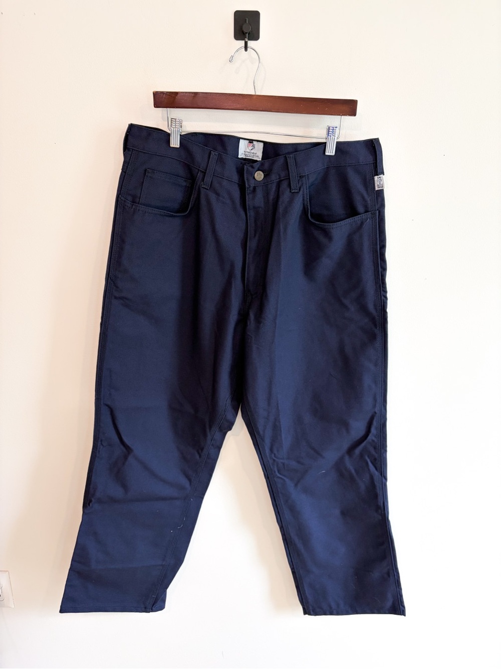 Men's Tyndale FR Navy Work Pants Size 38W 30L NWT